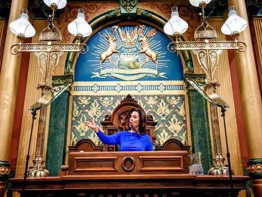 Gretchen Whitmer Responds To Comments About Her Blue Dress