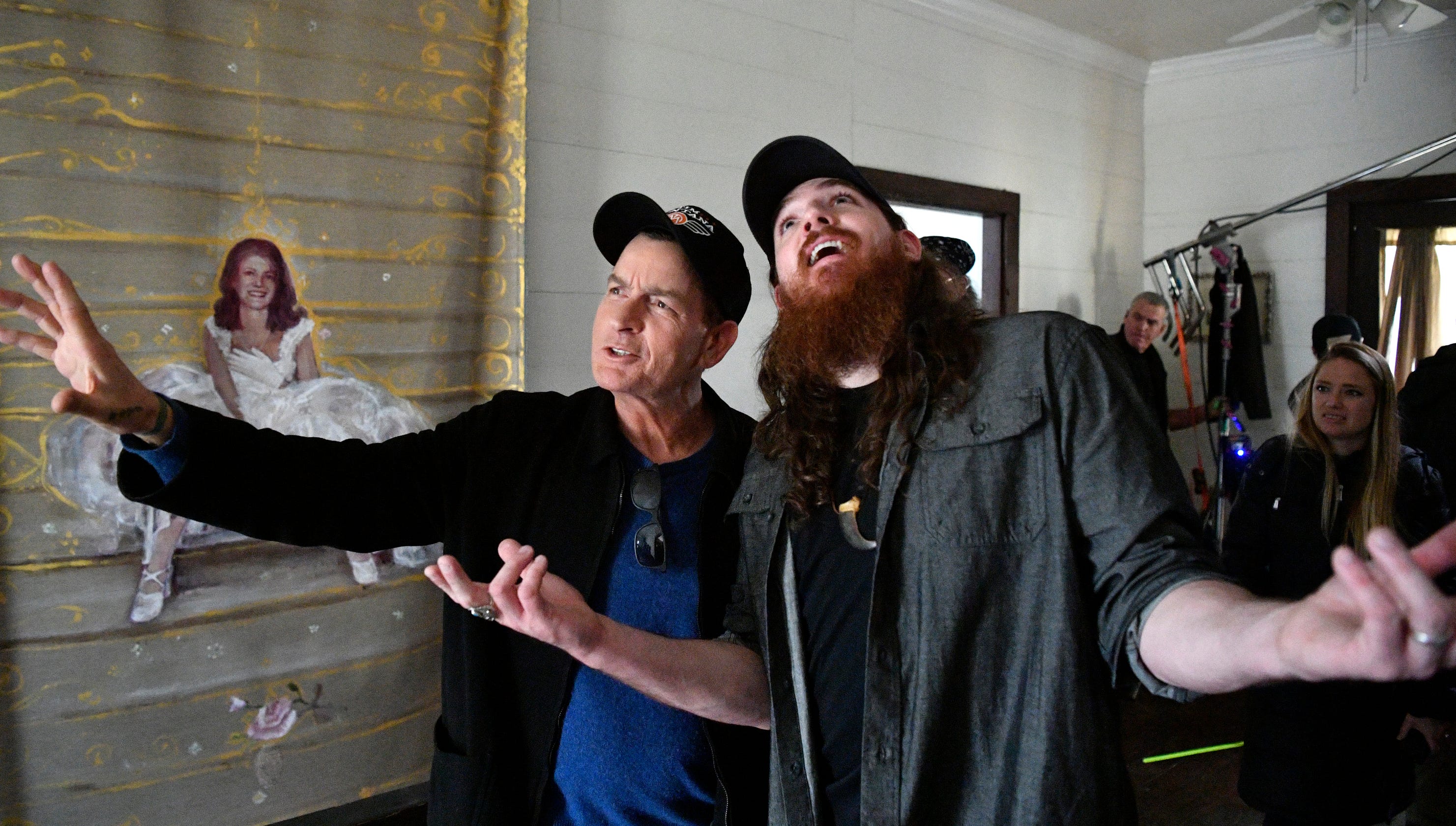 Charlie Sheen Directs Country Music Video For Tim Montana In Watertown