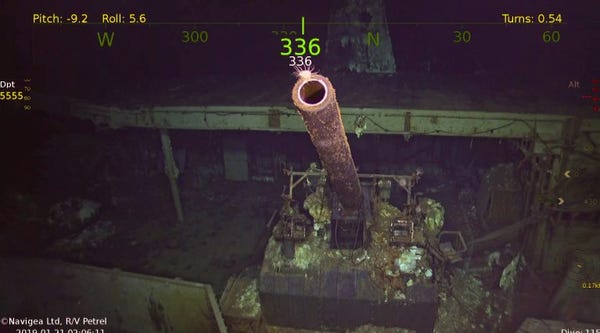 The wreck of the USS Hornet was recently...
