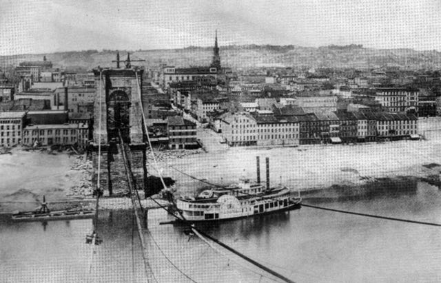 How The Roebling Suspension Bridge Became Cincinnati S Icon