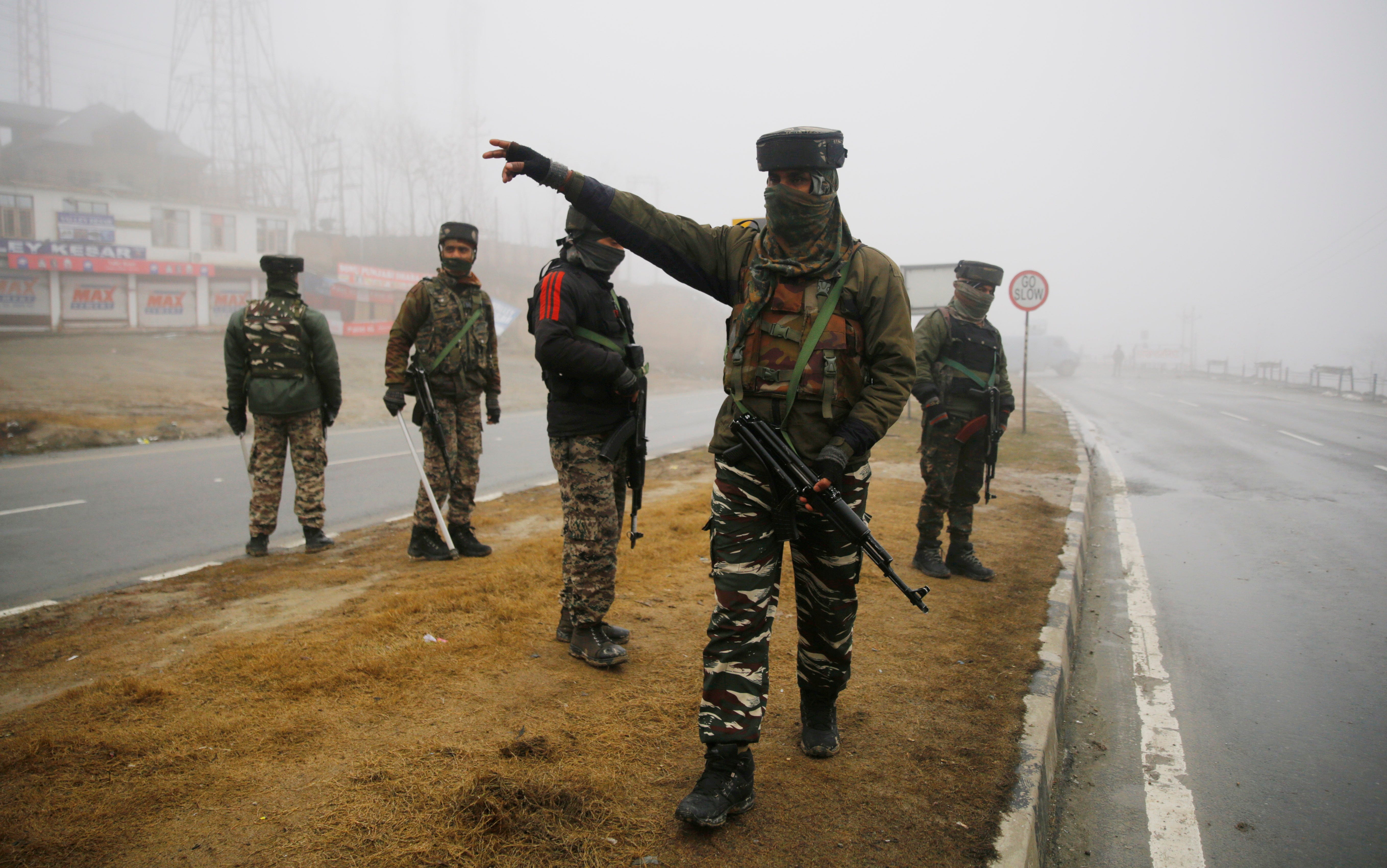 India warns of ‘crushing response’ to Pulwama suicide bombing that killed 41 people