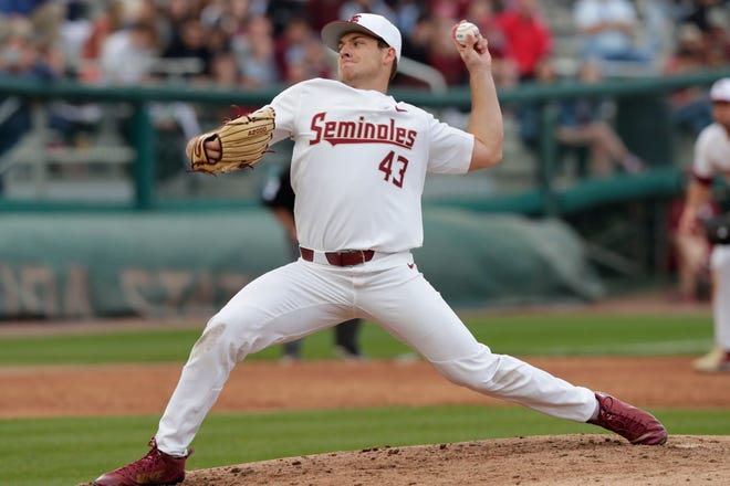 Florida State junior left handed pitcher Drew Parrish threw a combined no hitter against Maine on Opening Day.