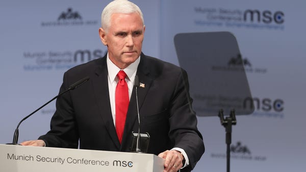 Mike Pence on ISIS, Iran and NATO in Munich,...