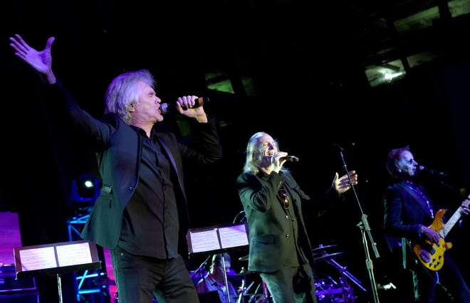 Danny Hutton and David Morgan of Three Dog Night perform onstage at the Creative Artists Agency Party in Nashville in 2016.