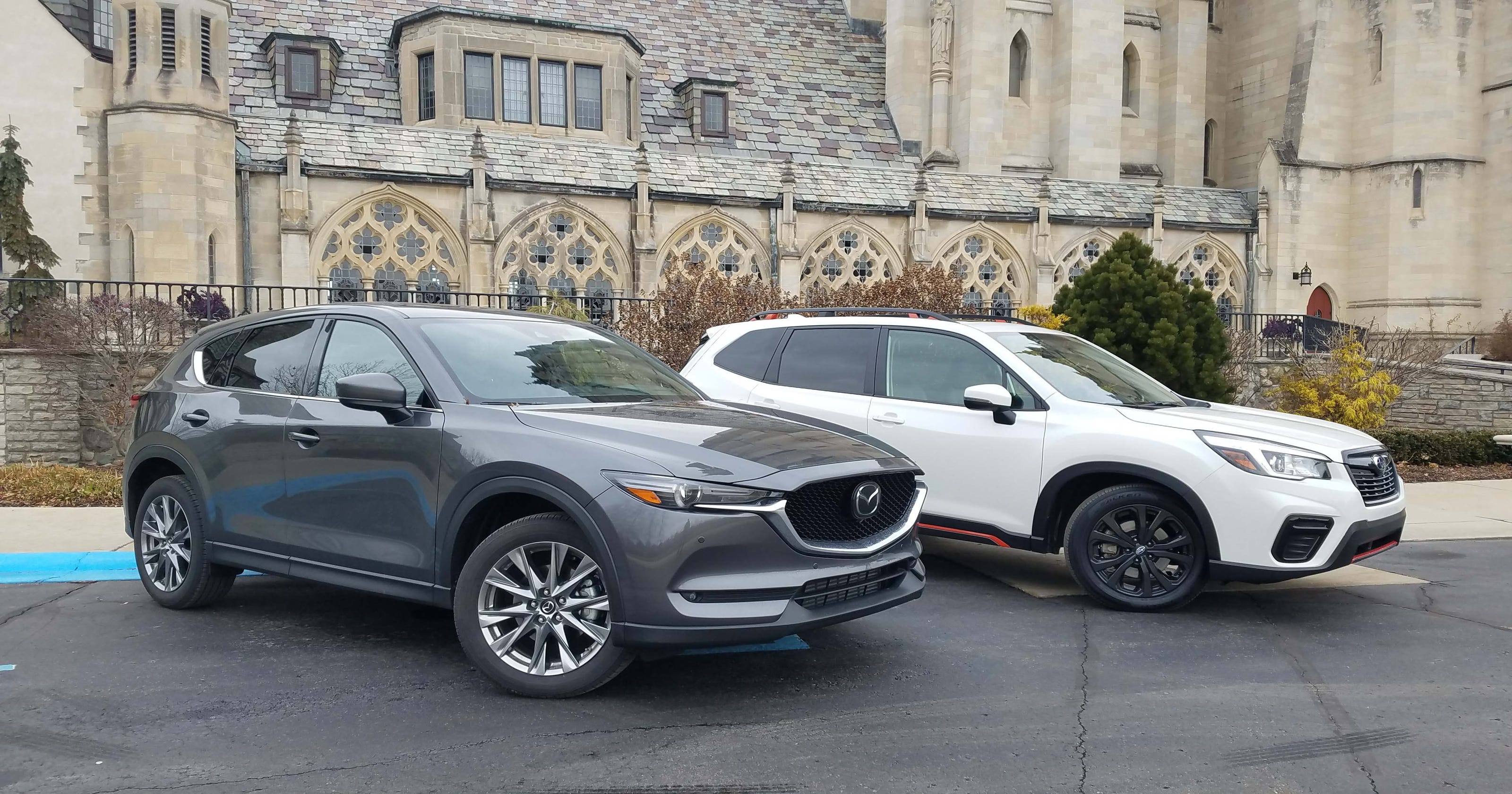 Mazda CX5 vs. the Subaru Forester
