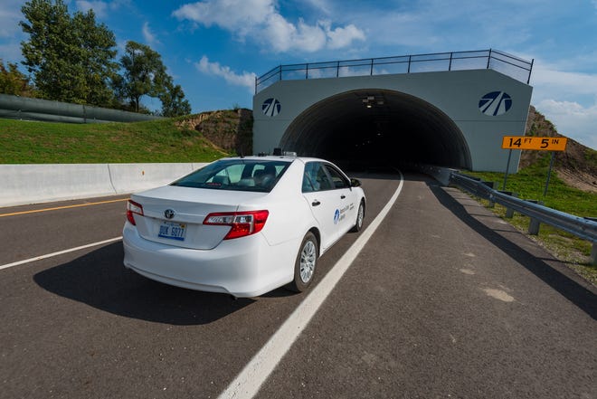 The American Center for Mobility's site at Willow Run features as 700-foot curved tunnel.