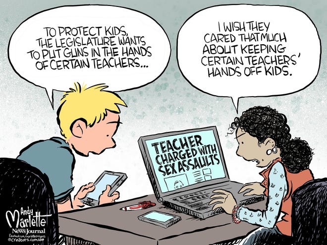 Teachers commentary from Andy Marlette
