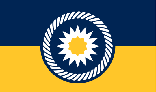 One of two finalists for Scottsdale's new city flag, titled 