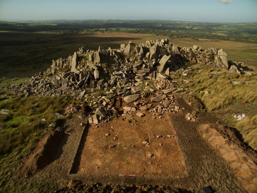 The Stonehenge quarry, in the Preseli hills in Pembrokeshire, west Wales.