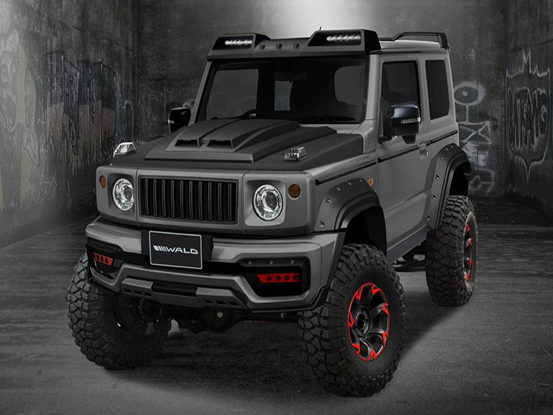 Suzuki Jimny G Wagon Body Kit Black