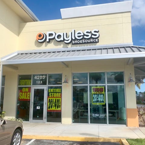 Payless ShoeSource started liquidation sales...