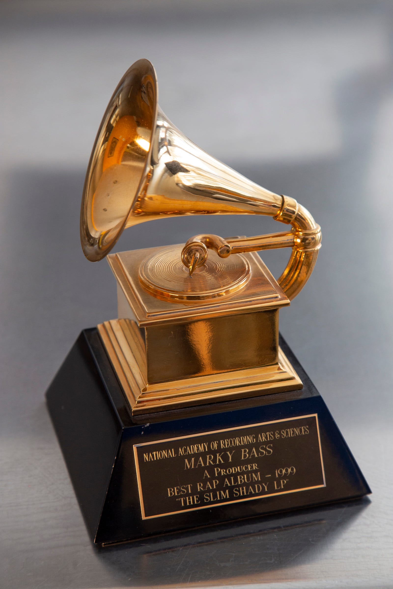 Eminem's "The Slim Shady LP" won the 1999 Grammy Award for best rap album.