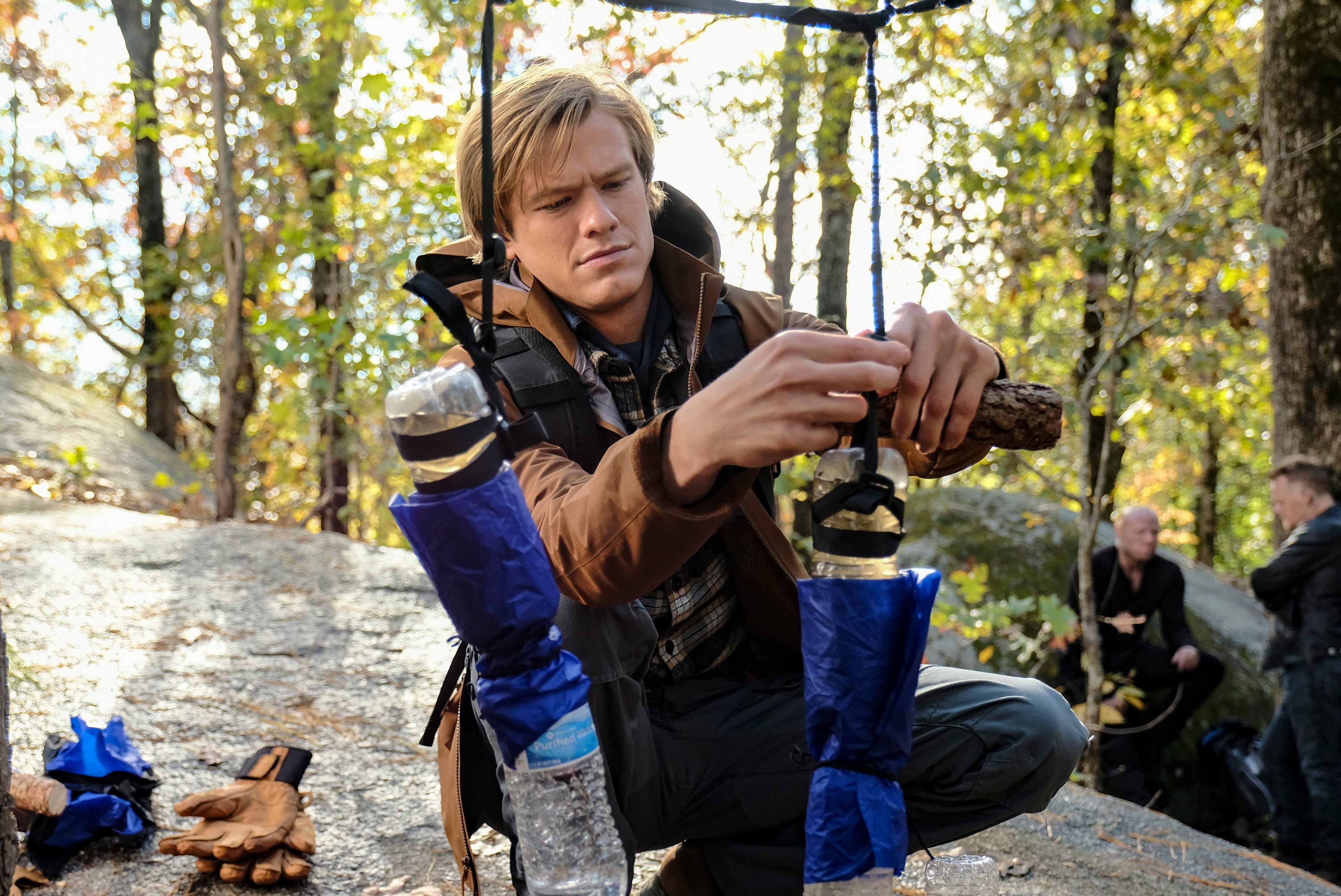 Lucas Till plays the title character in CBS's 'MacGyver,' whose producer was hit with a $9,472 fine Tuesday after an OSHA investigation into a stuntman's injury in August.