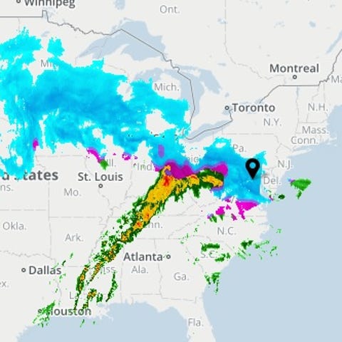 USA TODAY's weather map shows a sprawling winter...