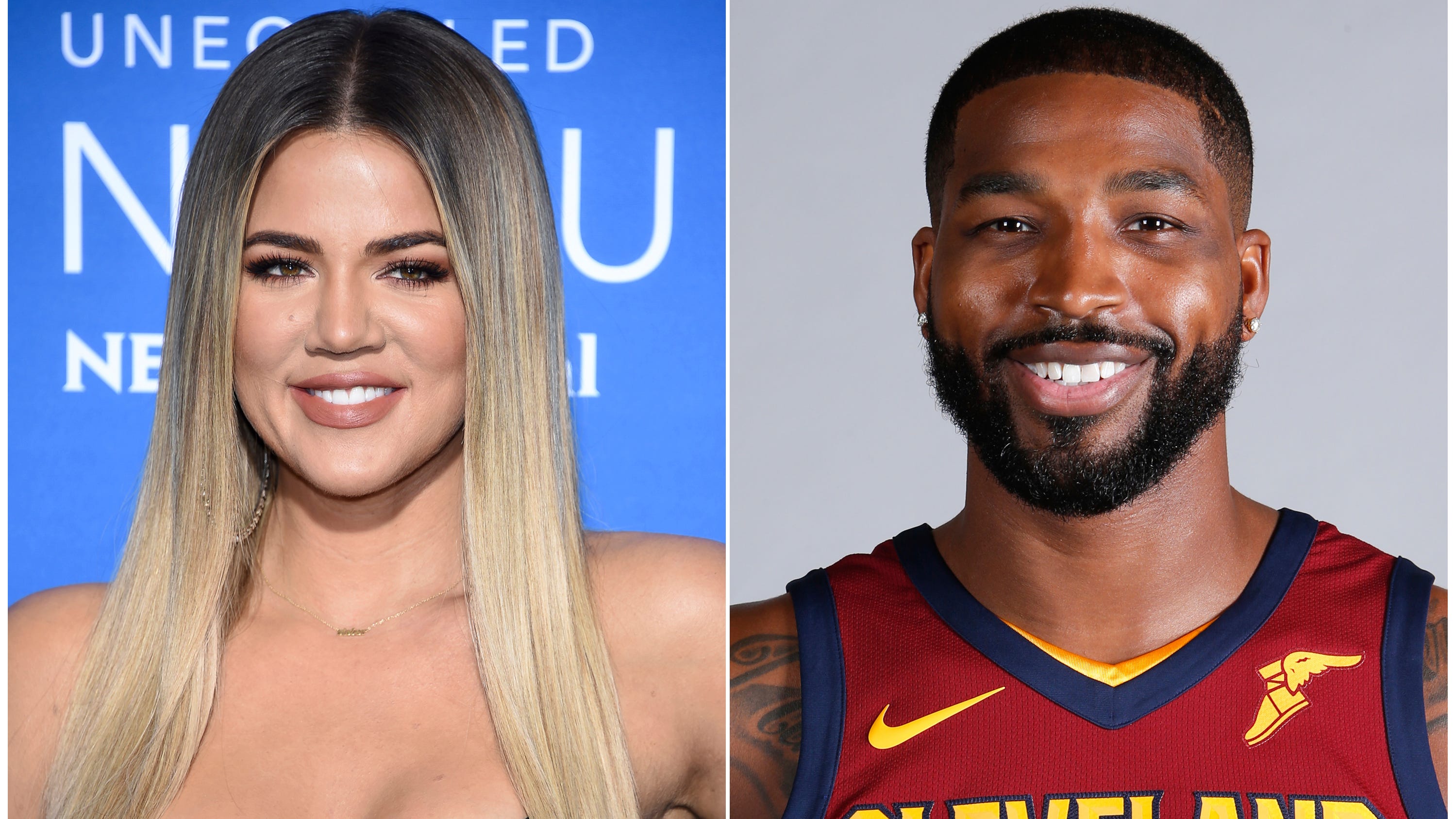 Khloé Kardashian, left, and ex Tristan Thompson welcomed their second child last August.