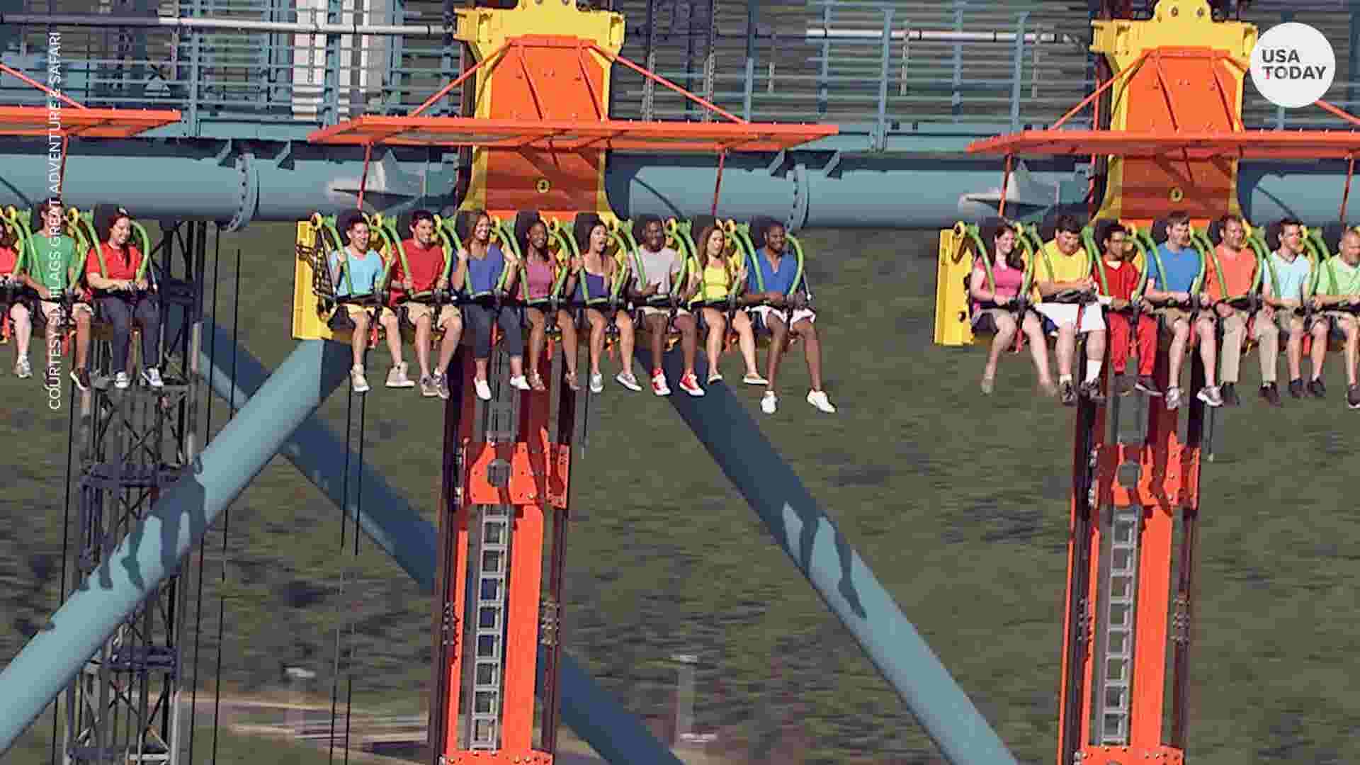 Six Flags Zumanjaro Ride Drops At 90 Mph