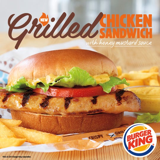 The new Burger King Grilled Chicken Sandwich is a permanent part of the menu.