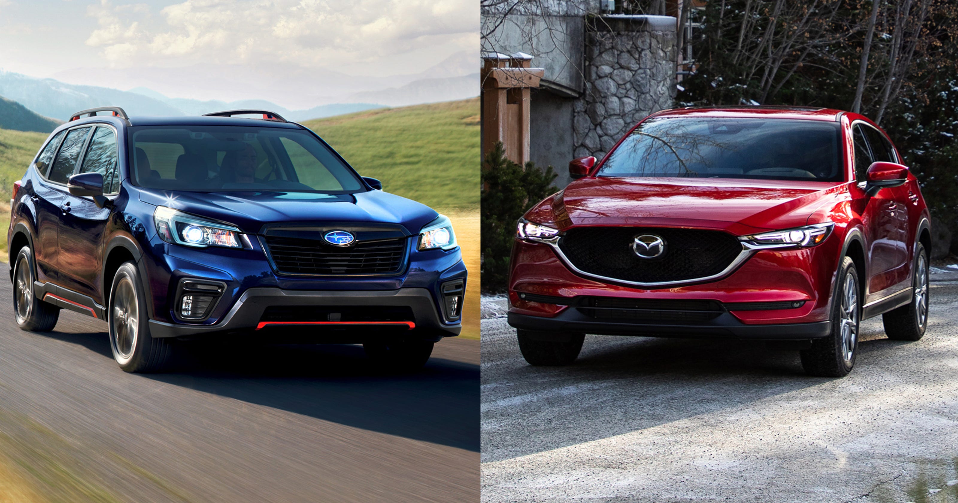 Review Mazda CX5 vs. Subaru Forester