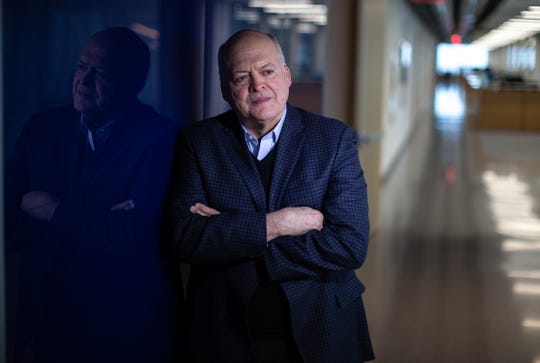 Ford Motor Company General Manager Jim Hackett poses for a photo at the Henry Ford II World Center in Dearborn on Wednesday, February 20, 2019.
