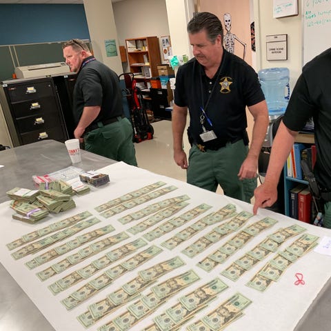 Thousands of dollars seized in an investigation...
