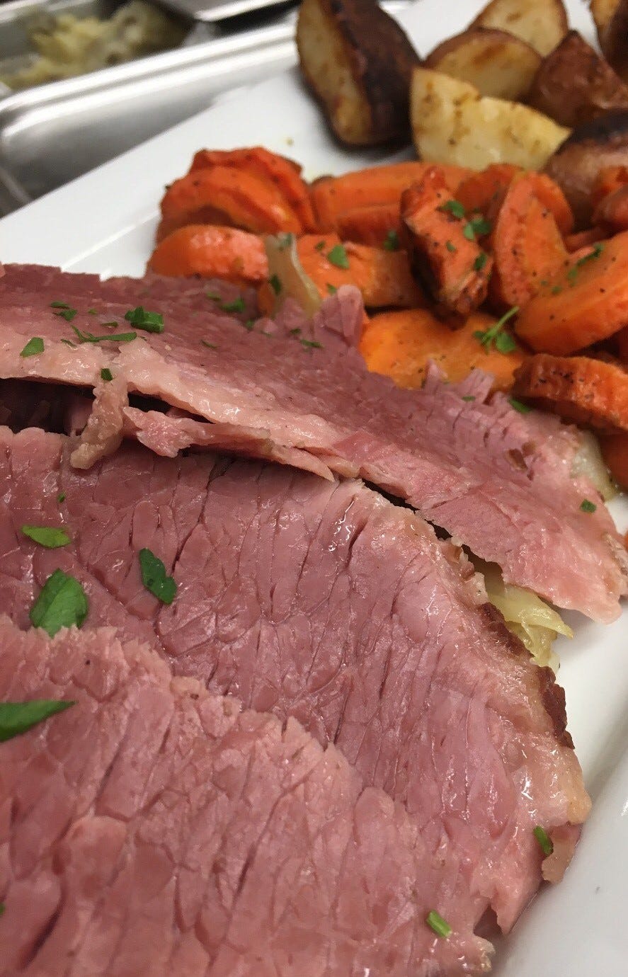 Corned Beef special at OD's Tavern in Nyack.