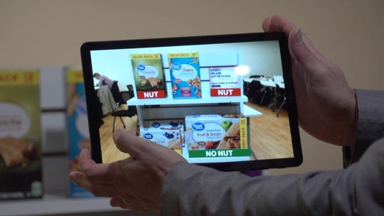 Using AR and Verizon 5G to identify food allergies.