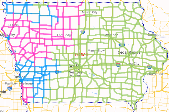 Iowa weather: Heavy snowfall followed by 40 mph winds will make Sunday