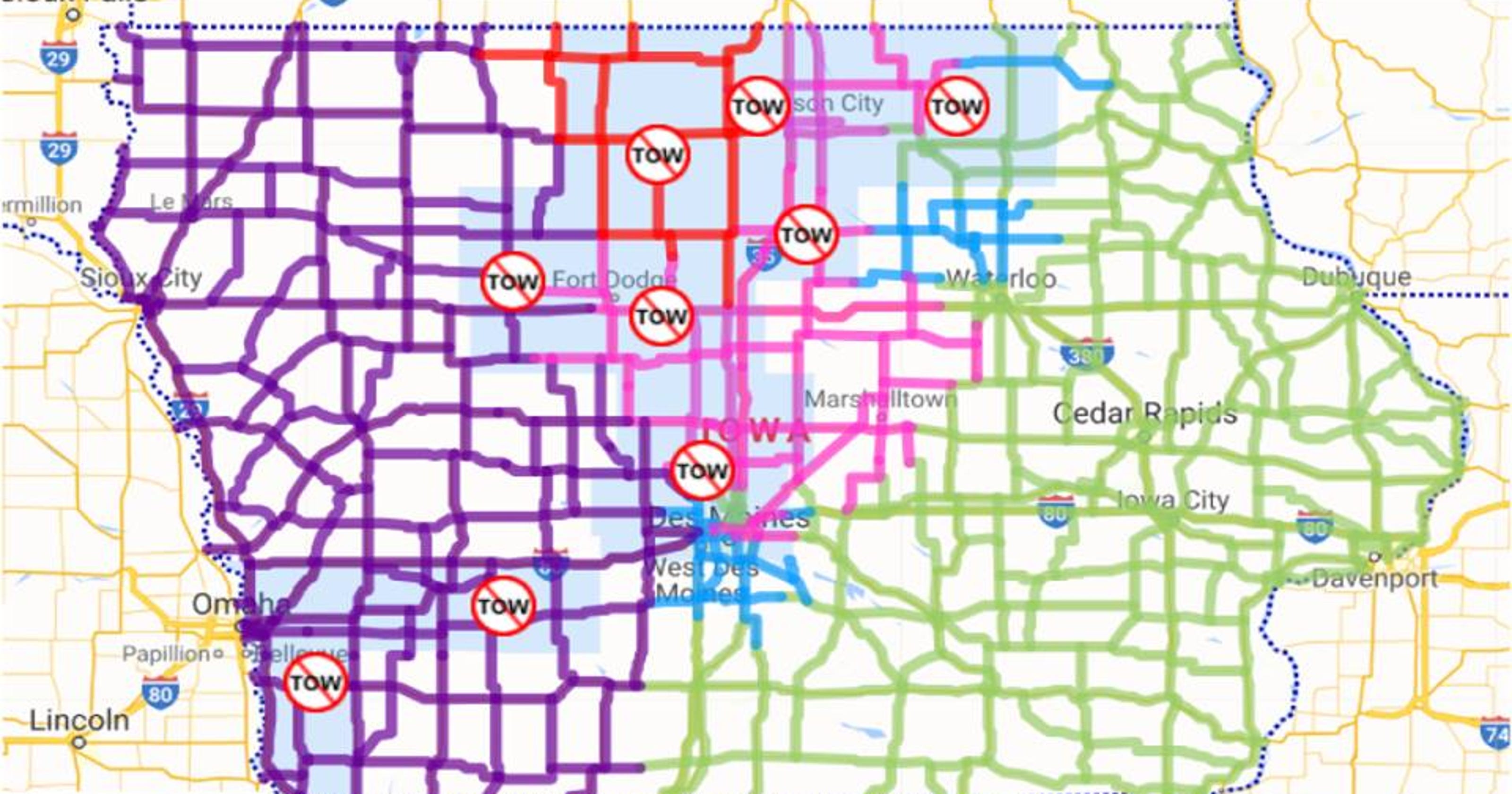 Iowa weather Heavy snowfall followed by 40 mph winds will make Sunday travel difficult