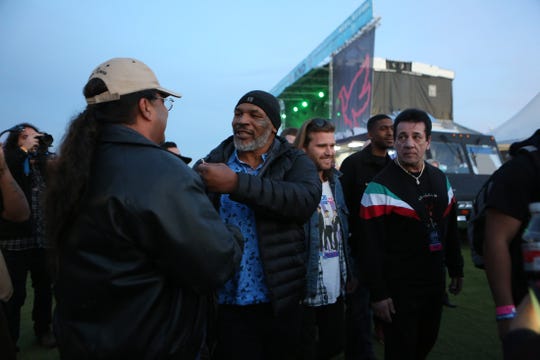 Mike Tyson plans to build the 412-acre Tyson Ranch Resort in Desert Hot Springs. The Kind Music Festival on Saturday was held on a small portion of the site.