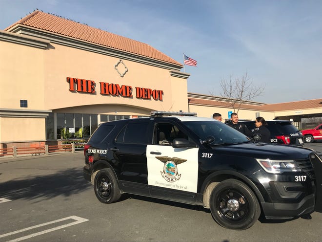 Tulare Police responded to a bomb threat on Saturday in Tulare. The retailer was evacuated for about 2 1/2 hours. No bomb was found.