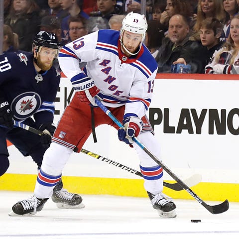 Rangers center Kevin Hayes is drawing a lot of...