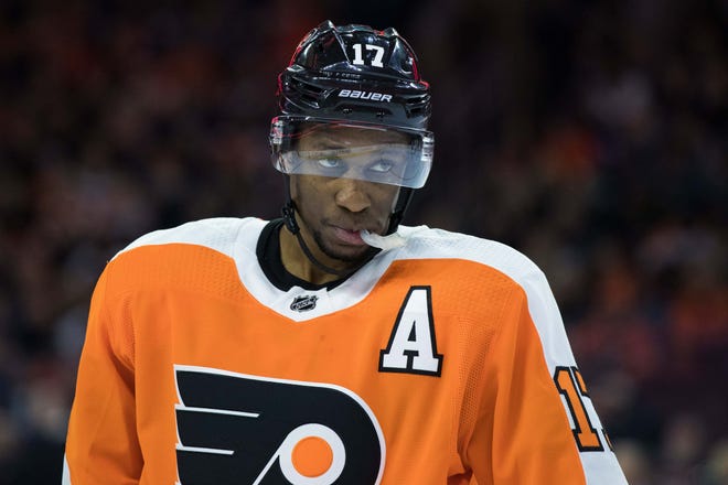 In eight seasons with the Flyers, Wayne Simmonds had 203 goals and 175 assists in 584 games.
