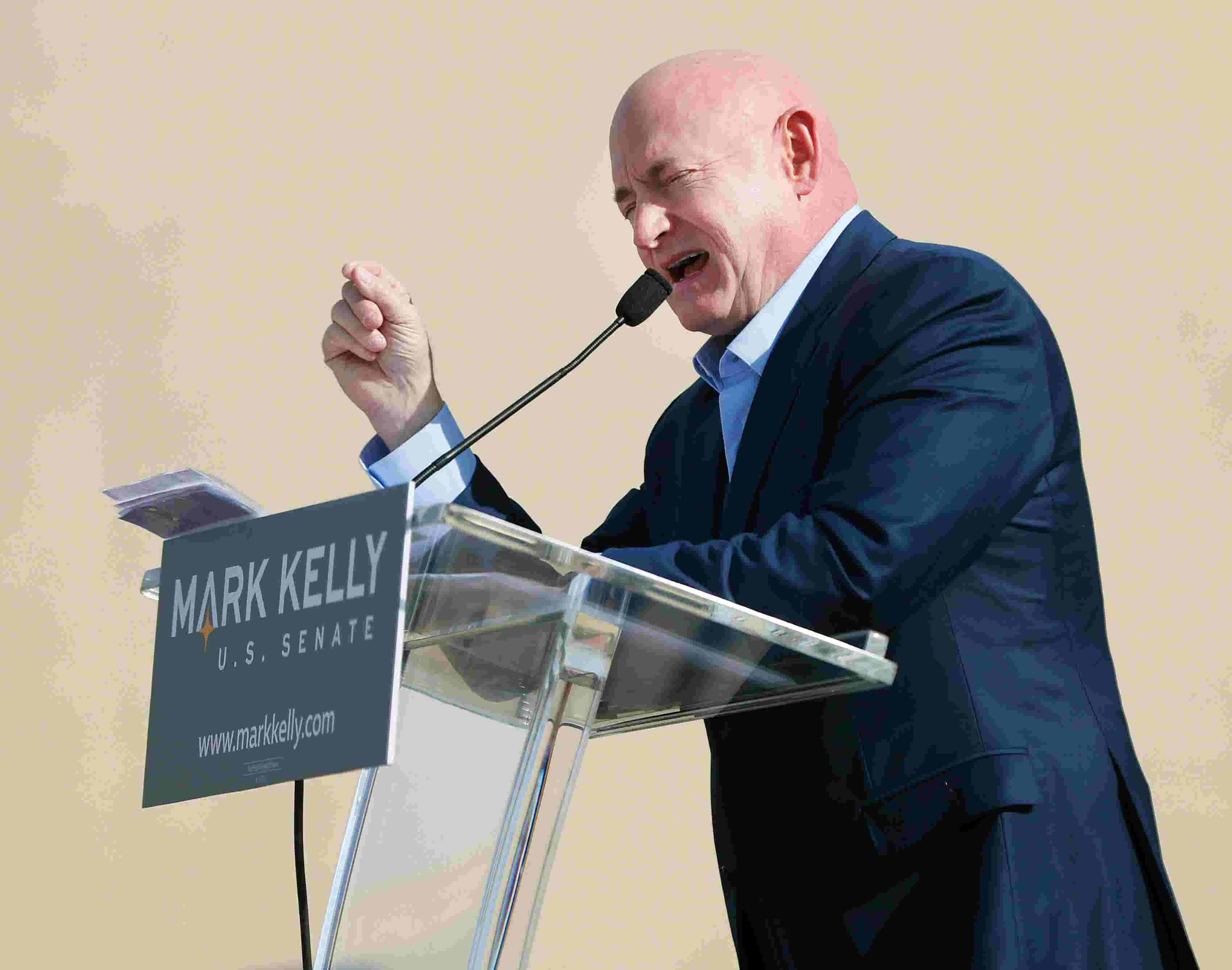 Mark Kelly is running for U.S. Senate on science?