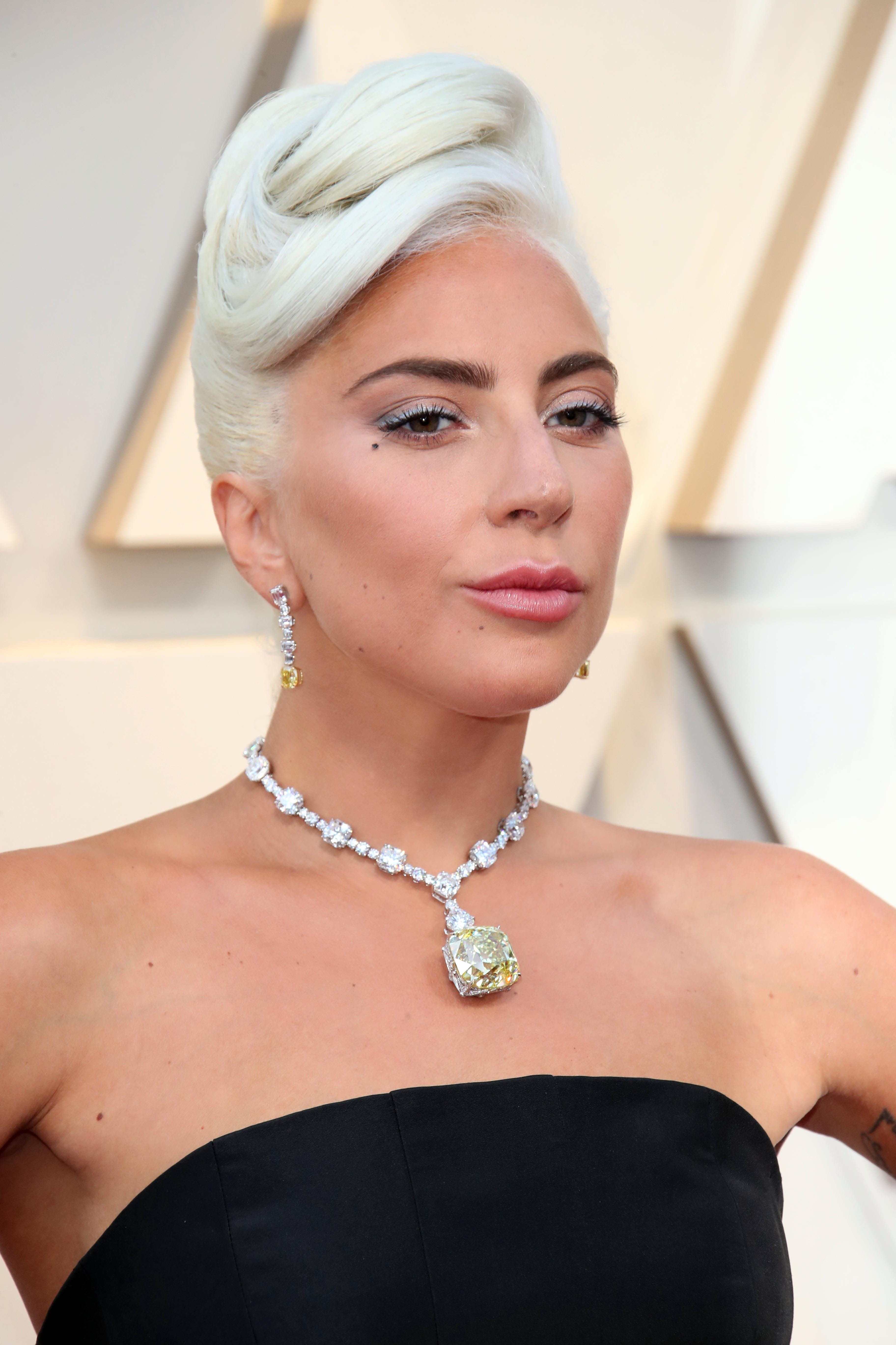 tiffany diamond necklace lady gaga