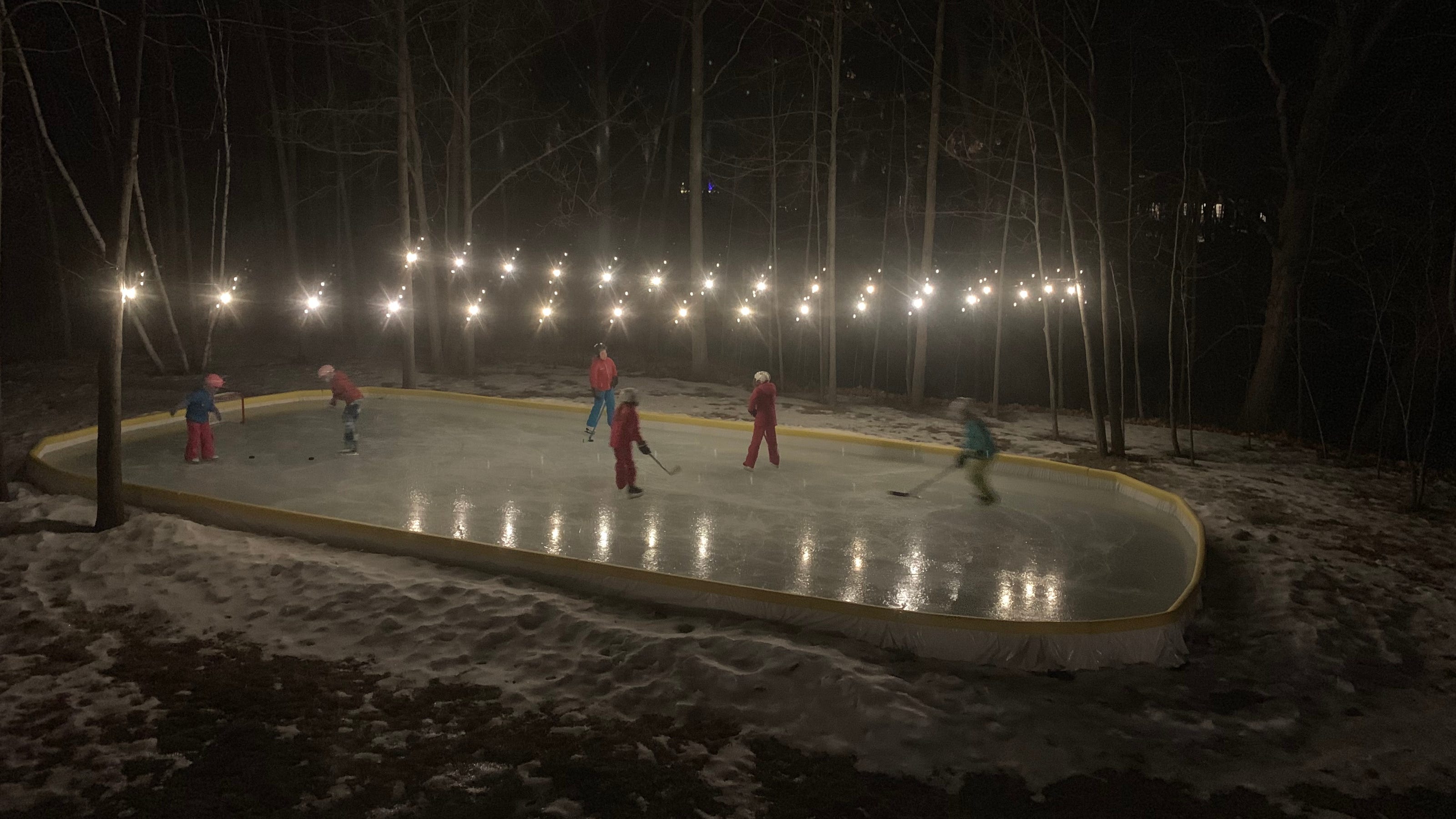 Wisconsin's backyard ice rinks make the cold weather worth it