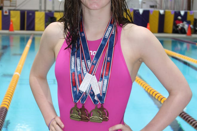 Linzay Taylor is the 2021 All-Cenla girls swimming MVP.