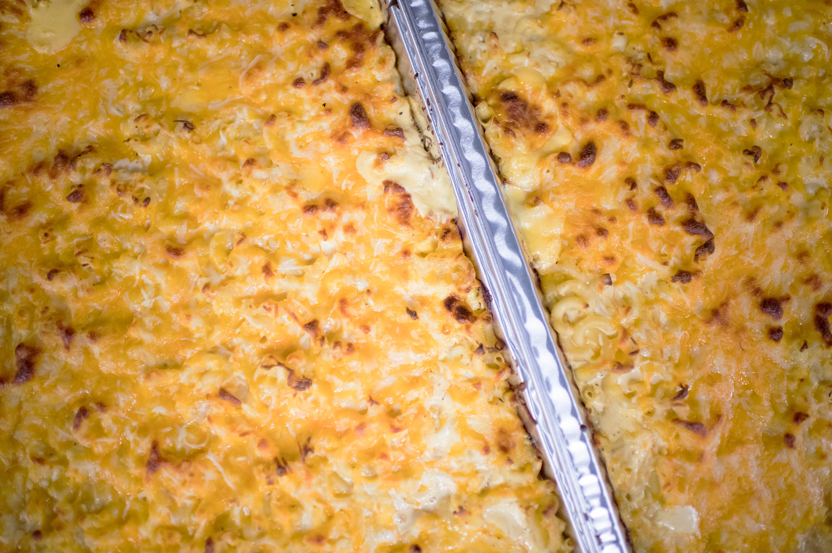 Fresh macaroni and cheese is prepared at Taste of SOUL, a restaurant on High Street in Burlington City. Nancy Miller, who owned Ms. Nancy's Place in Merchantville, is the owner and chef.