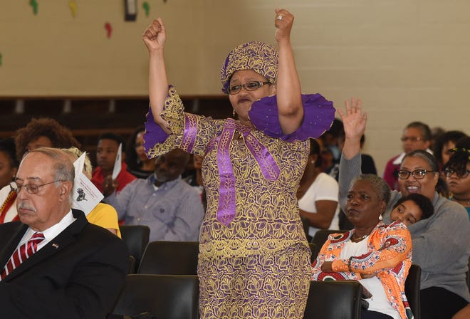 Photos from the black history program held Saturday at Plaisance Middle School.