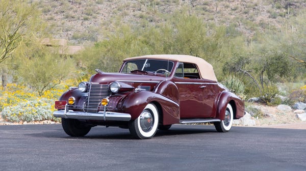 A 1940 Cadillac Series 75 Convertible Coupe will...