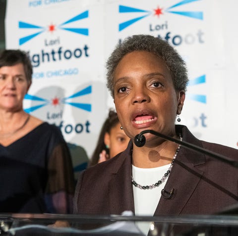 Chicago Mayoral candidate Lori Lightfoot...