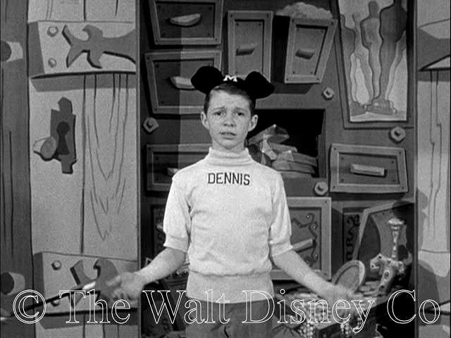 Dennis Day as an original member of Disney's Mickey Mouse Club in the mid-1950s.