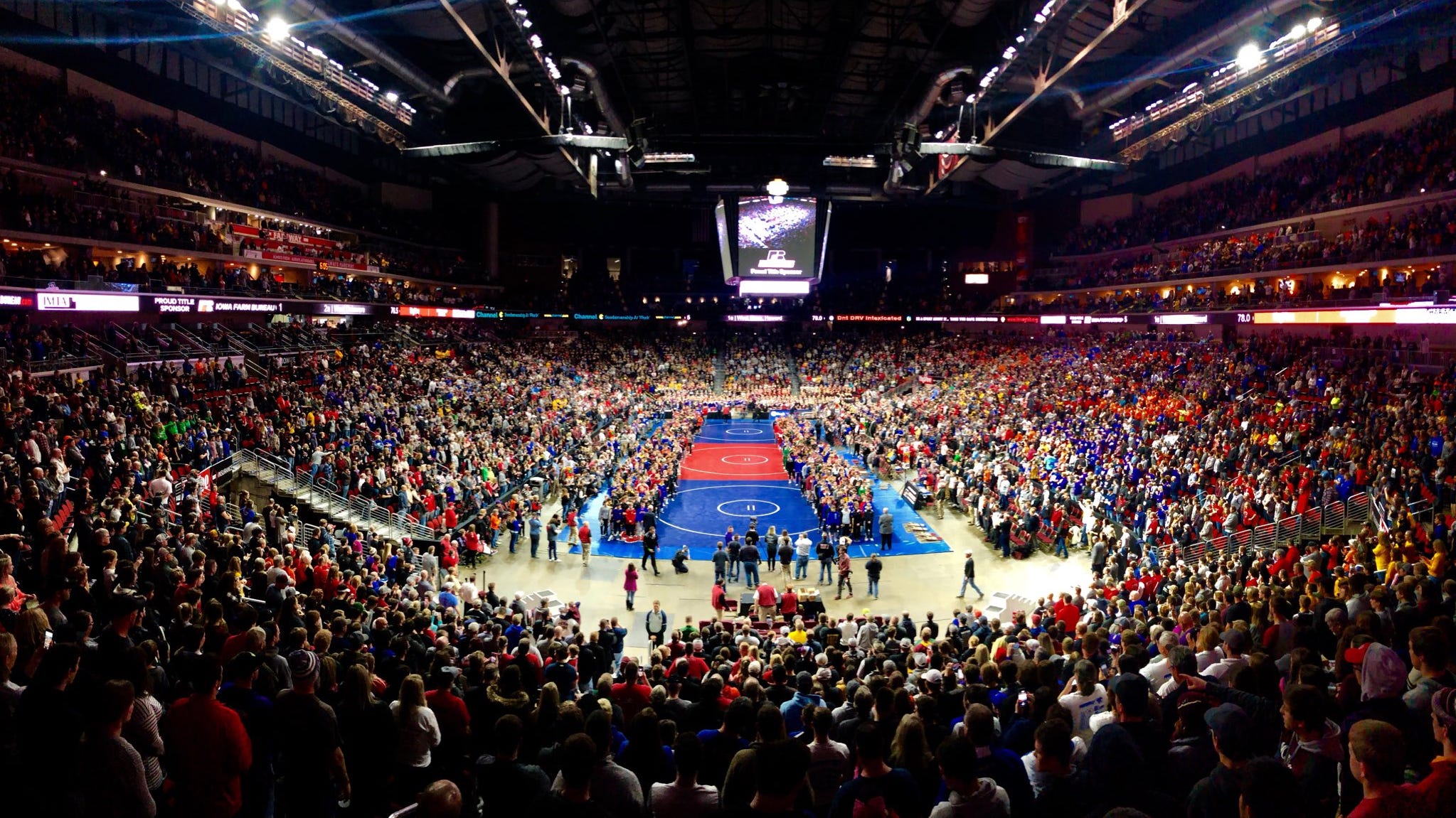 Iowa State Wrestling Tournament First Round Matchups Every