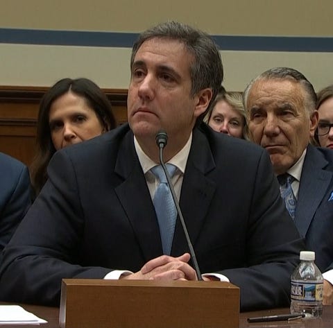 Michael Cohen testified in front of the House...