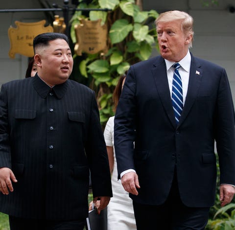 President Donald Trump and North Korean leader...