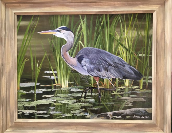 George Green's "Heron" will be among the pieces on display during the Emerging Artists exhibit at Black Mountain Center for the Arts on March 10.