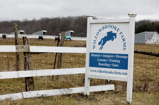 Willowbrooke Farms in Plymouth, caters to retired race horses enrolled in the Canter USA program that rehabs, retrains and finds new homes for thoroughbreds who leave racing at young ages when they become injured or are not fast enough to win.


