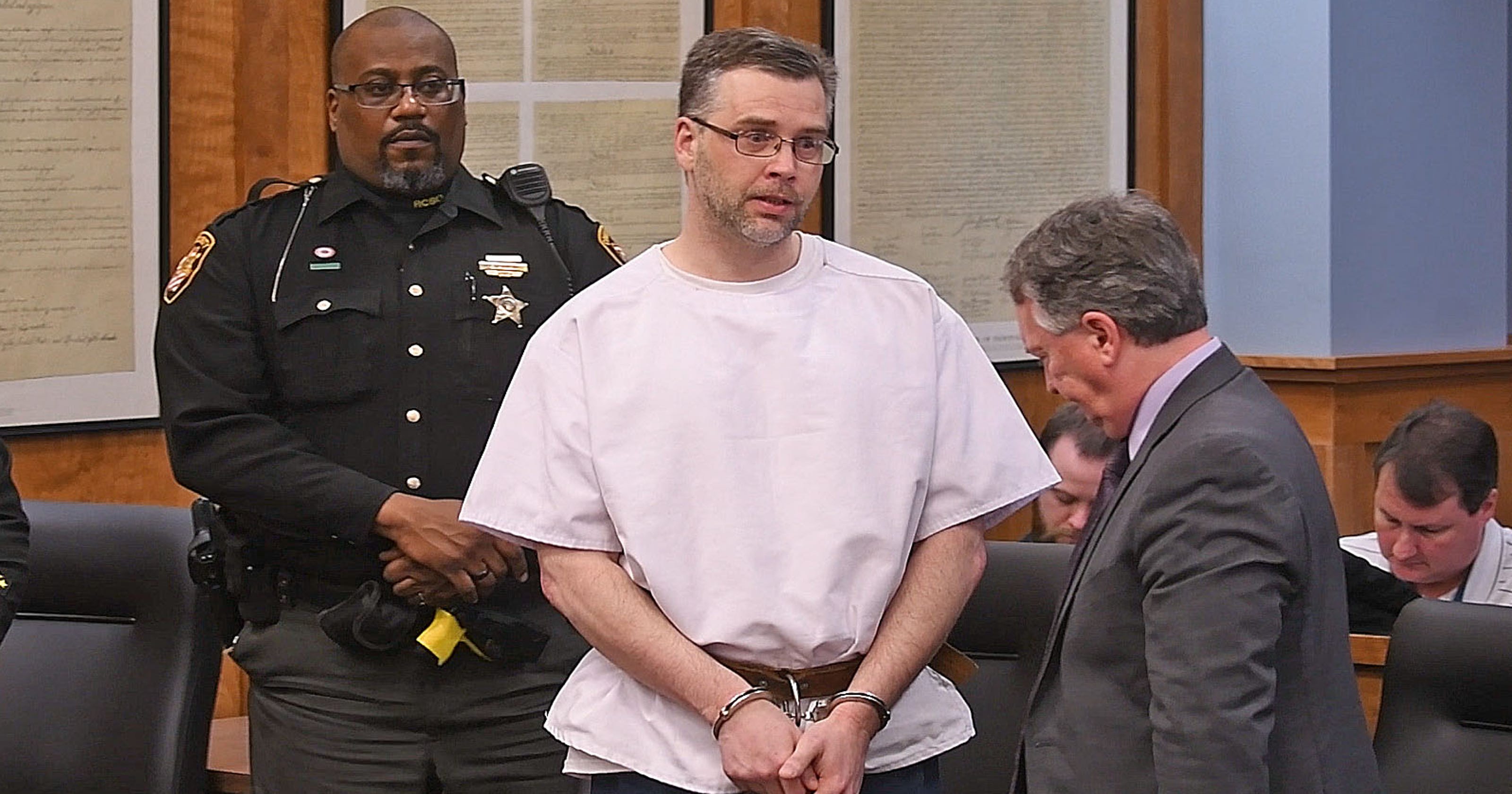 Convicted serial killer Shawn Grate pleads not guilty to Marion murder