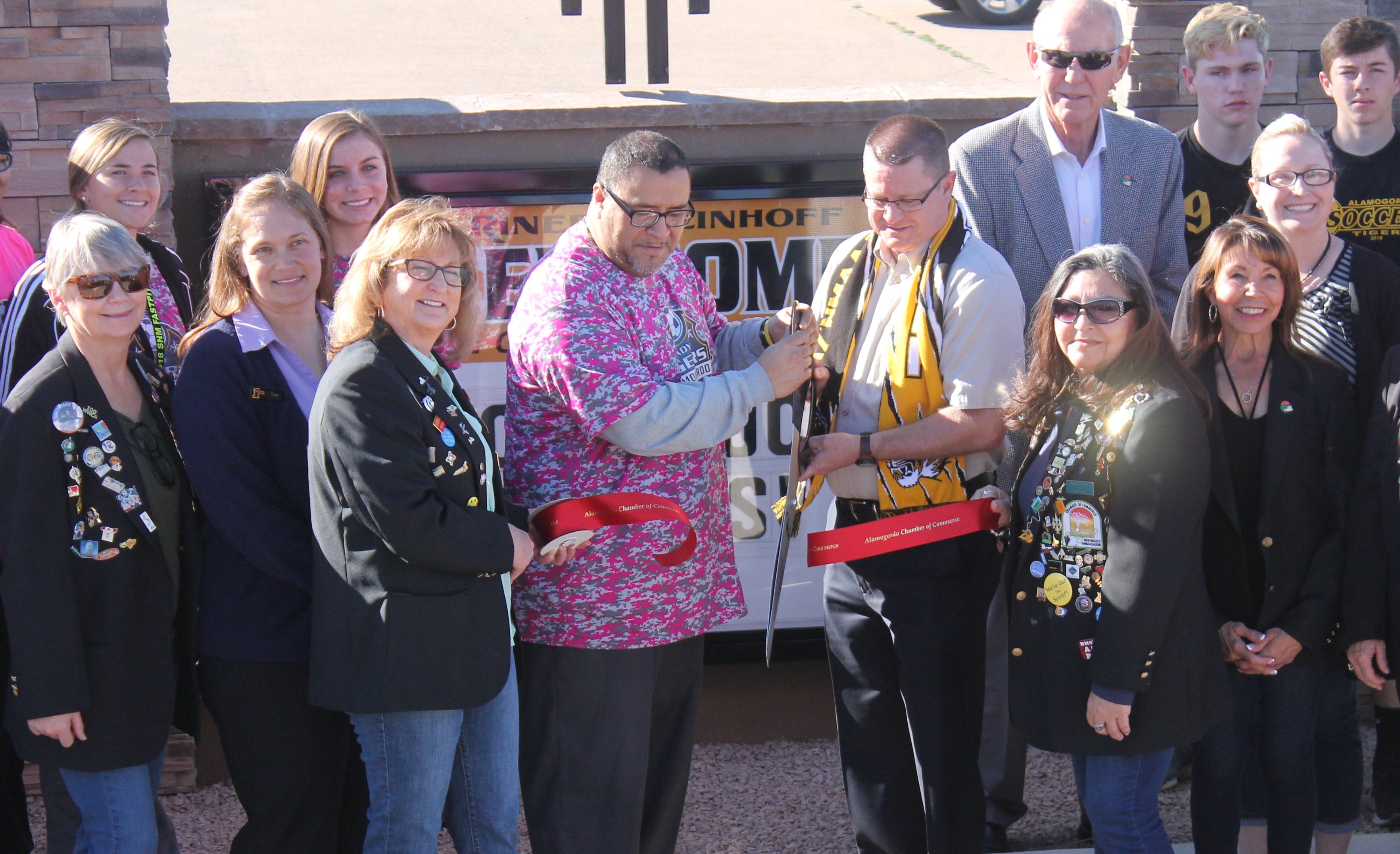 Leadership Otero Dedicates New Sign At Soccer Fields