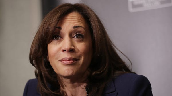 Democratic presidential candidate Sen. Kamala...