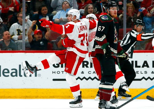 Dylan Larkin will miss Thursday's game.